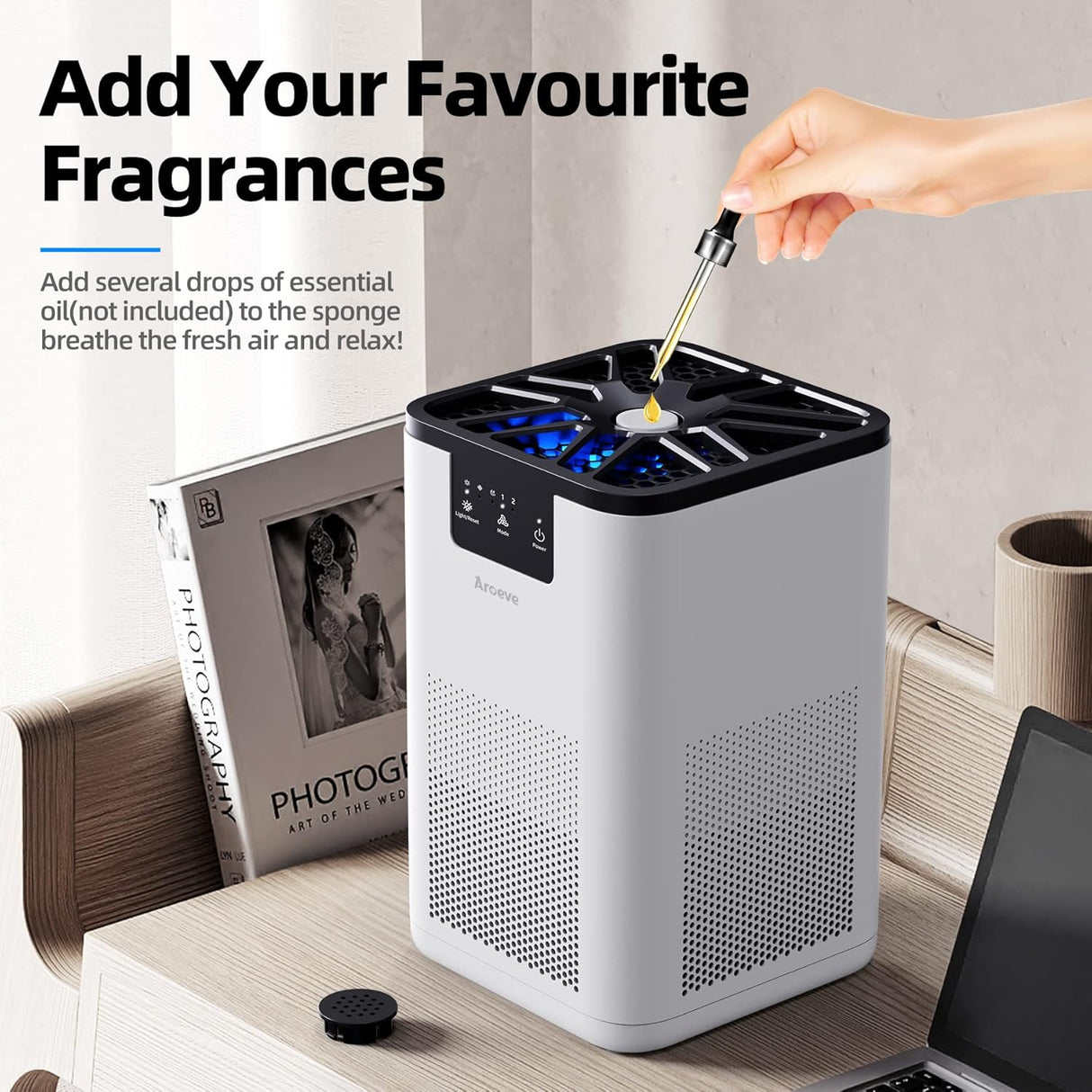 Purificadores de aire para dormitorio función de aromaterapia