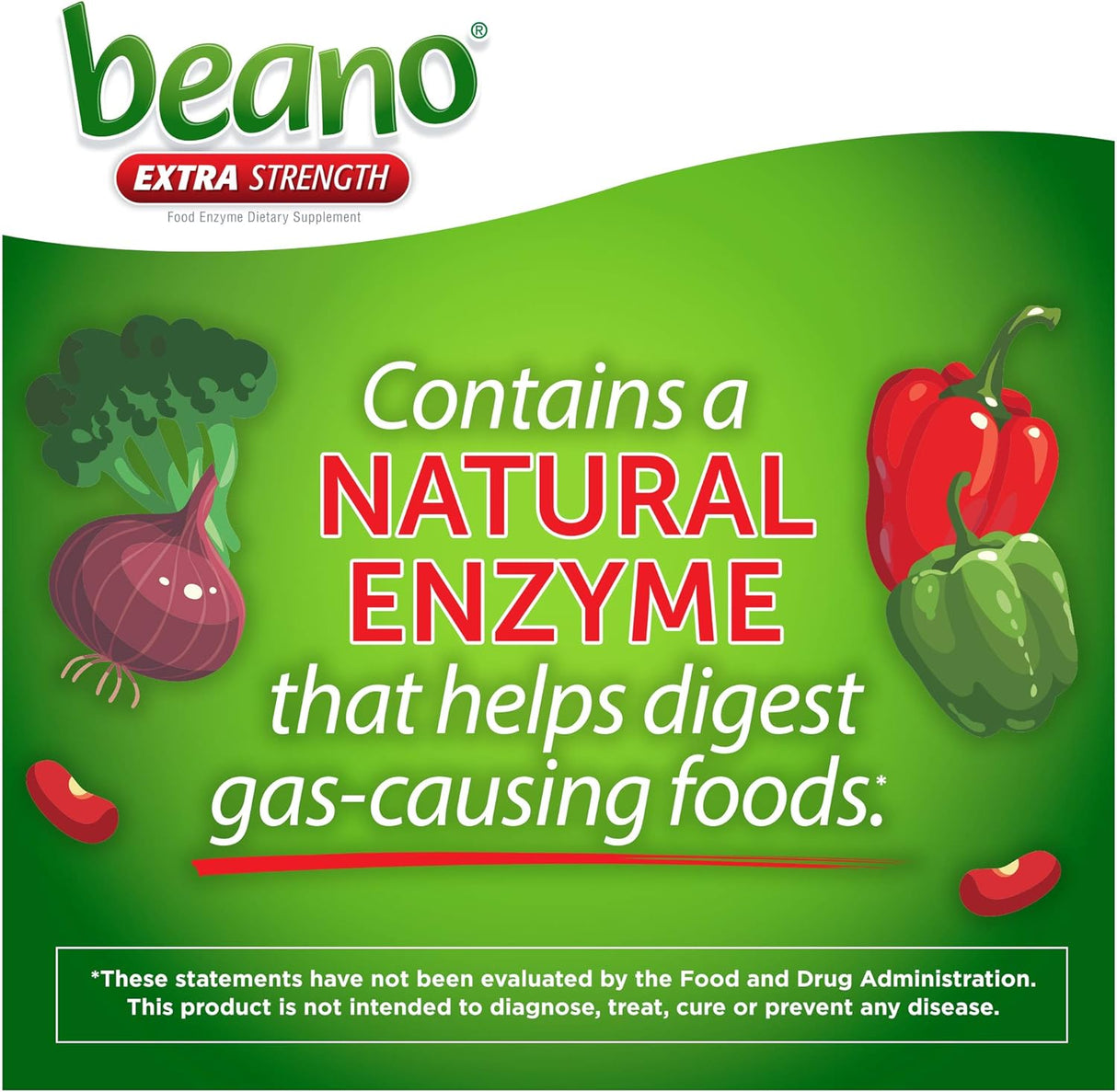 Suplemento de prevención de gases y enzimas digestivas, 30 CT