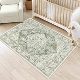 Alfombra Lavable 4x6 Vintage Tribal LIVEBOX Antideslizante