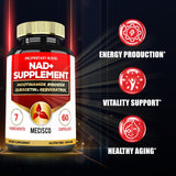 Suplemento NAD+ con Nicotinamida Ribósido - Vitalidad 60 Caps