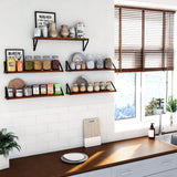 Estanterías Flotantes Wallniture Ponza, 24 Set de 5 Estantes