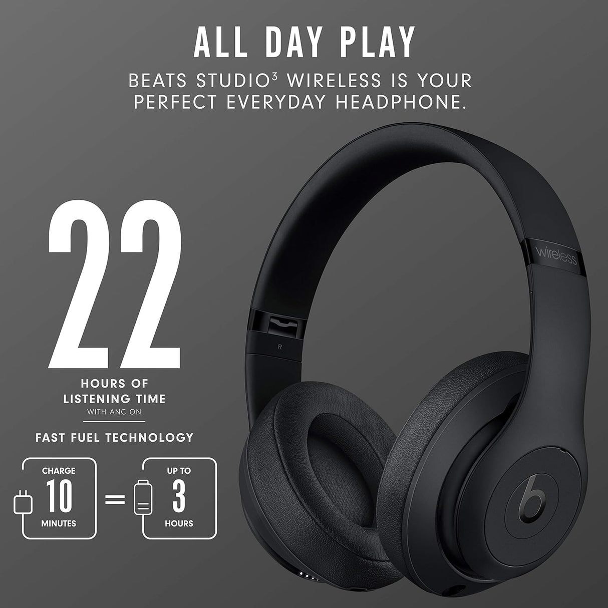 Auriculares Beats Studio3 Wireless - Cancelación de ruido, W1