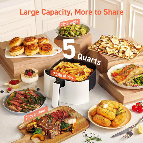 Freidora de Aire COSORI Pro LE 5Qt, 10 Funciones y Recetas