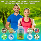Suplemento Cápsulas multivitamínicas Whole Foo Plus veganas