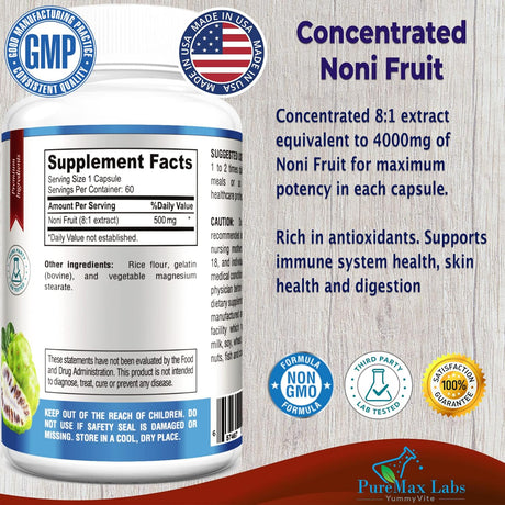 Suplemento Noni Superalimento  de extracto de fruta de noni