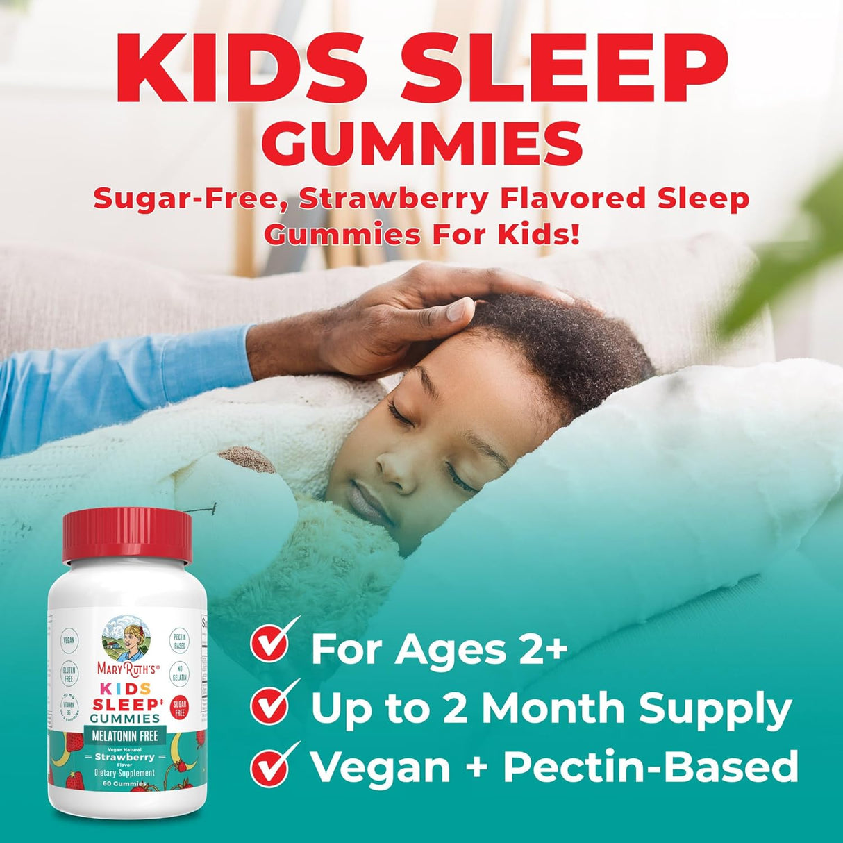 MaryRuth Organics Gomitas de apoyo para dormir para niños