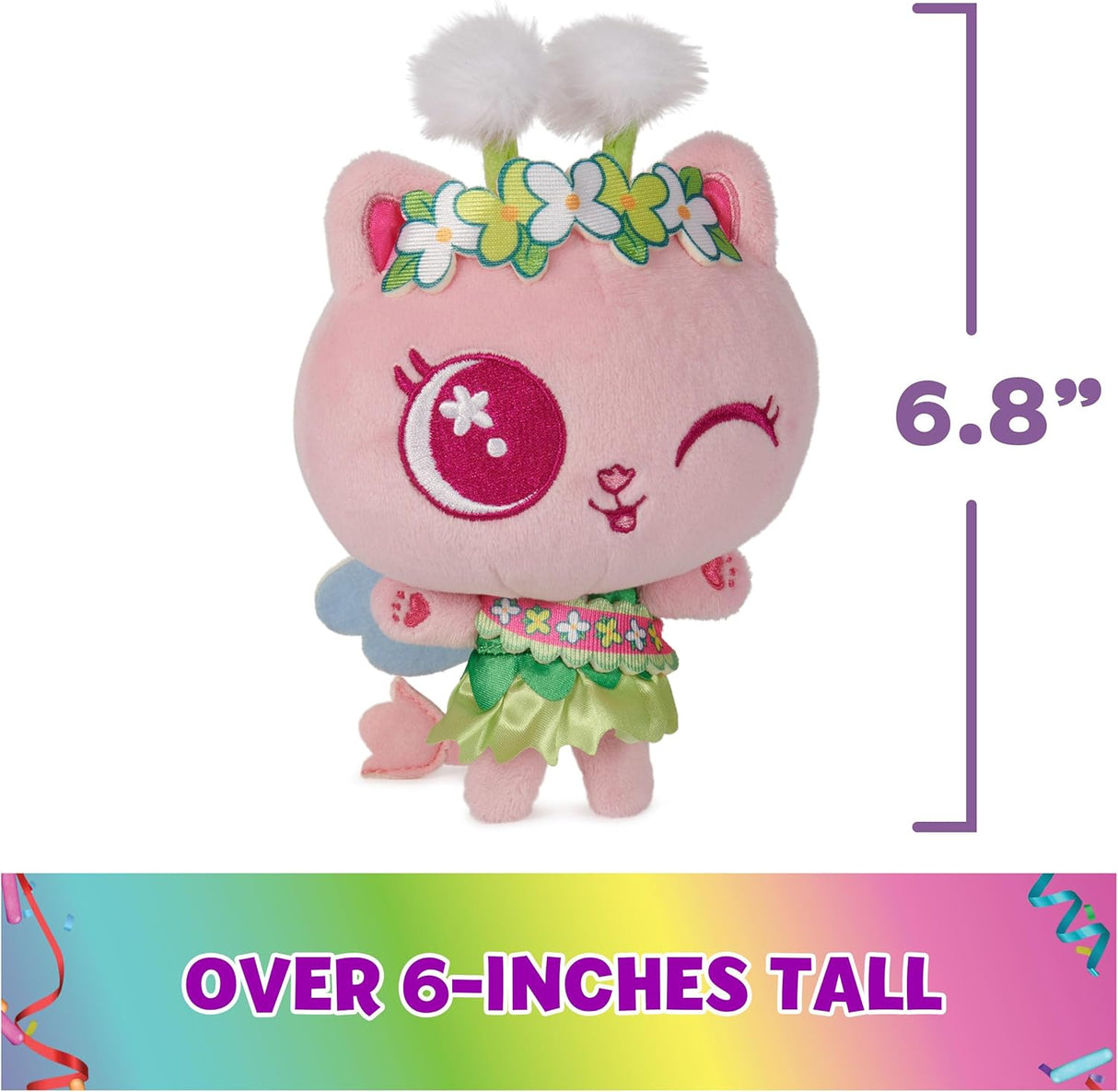 Peluches Kitty Fairy de Gabby's Dollhouse, 6 pulgadas, para niños