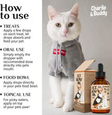 Vitaminas Aceite de cáñamo para perros y gatos