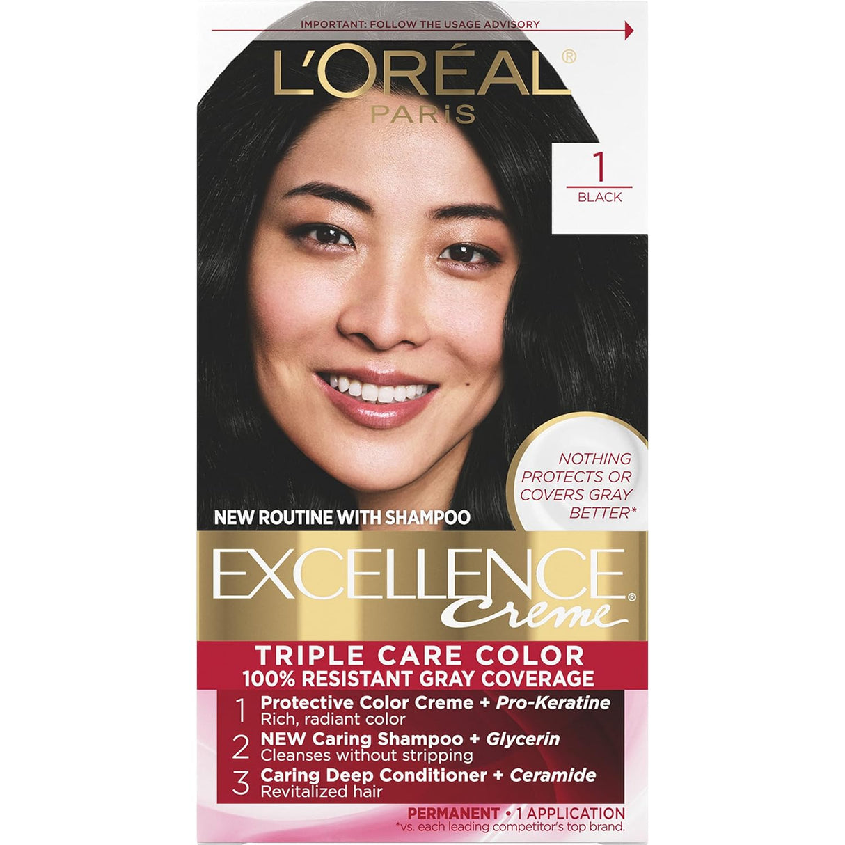 L´Oreal Paris Excellence, Total 1, 1 Negro.