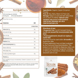 Canela de Ceilán Orgánica en Polvo 2lb - Certificada Kosher