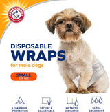 Arm &amp; Hammer Pañales para perros machos para control de olores