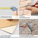Paneles de Pared 3D Autoadhesivos, Marca Desconocida, 40PCS