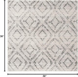 Alfombra cuadrada de diseño diamante para sala y dormitorio ADR131C