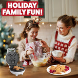 Mini Waffle Maker de Jengibre - Cocinero Eléctrico 4 Pulgadas