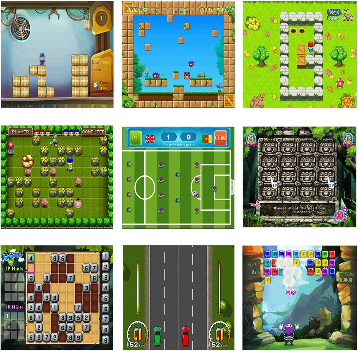Consola de juegos de TV con 883 juegos B605 YRPRSODF