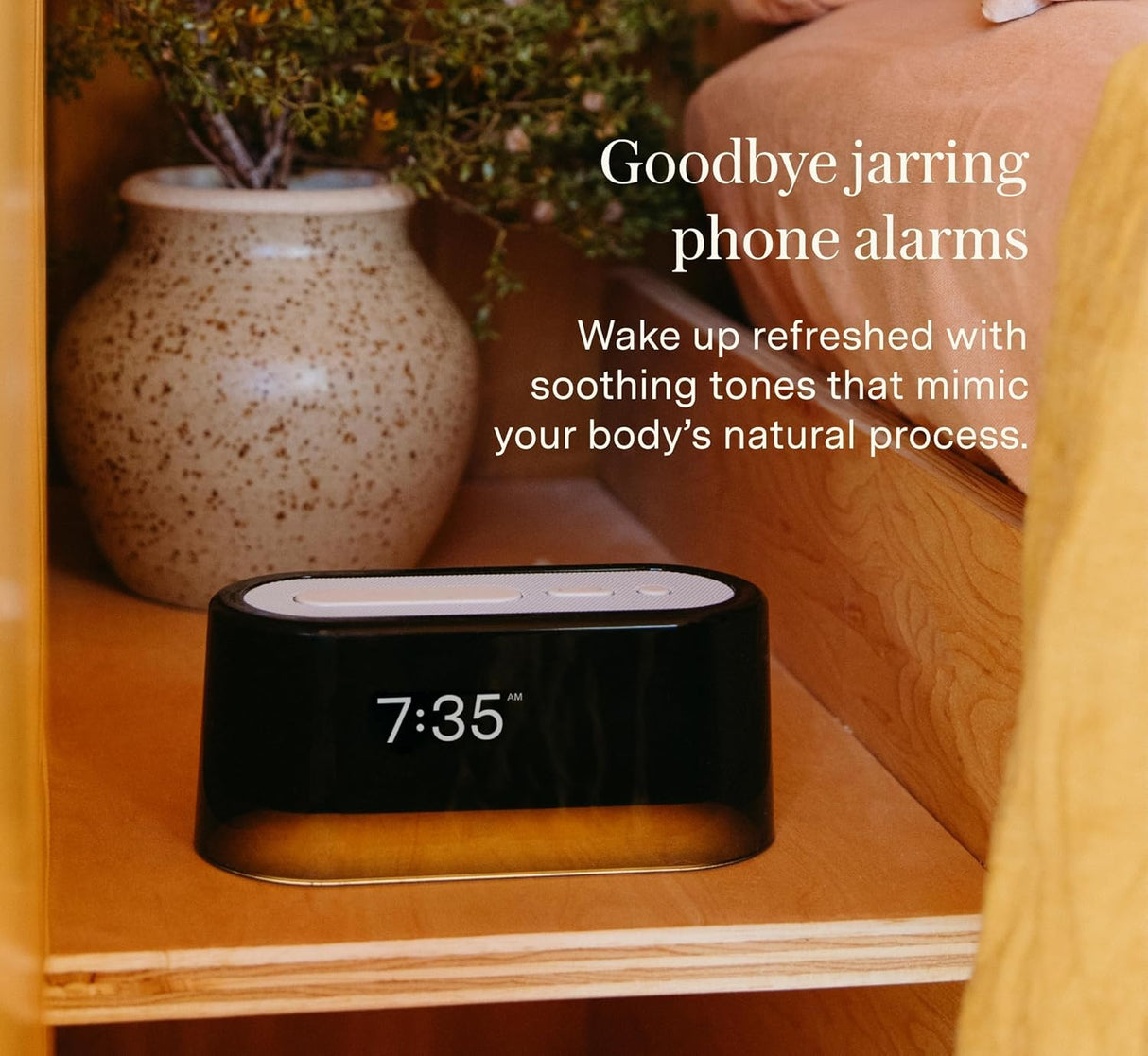 Reloj Despertador Inteligente con Sonidos Naturales y Luz