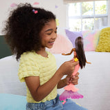 Barbie Muñeca Sirena con Flores Sorpresa, Cabello Largo