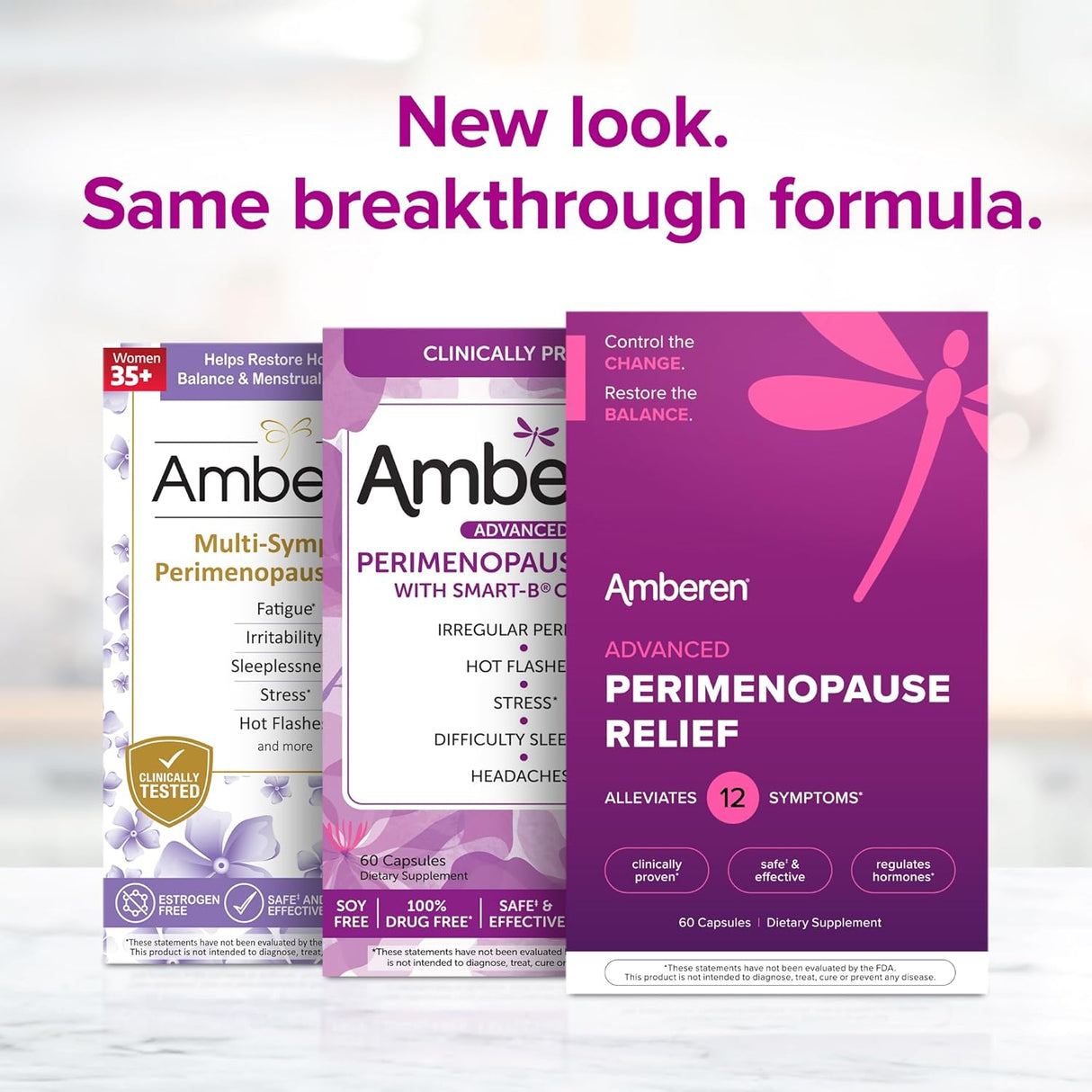 Amberen Perimenopausia Suplemento MultiSíntomas 60C