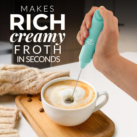 Espumador de leche potente y portátil para café, modelo FrothMate