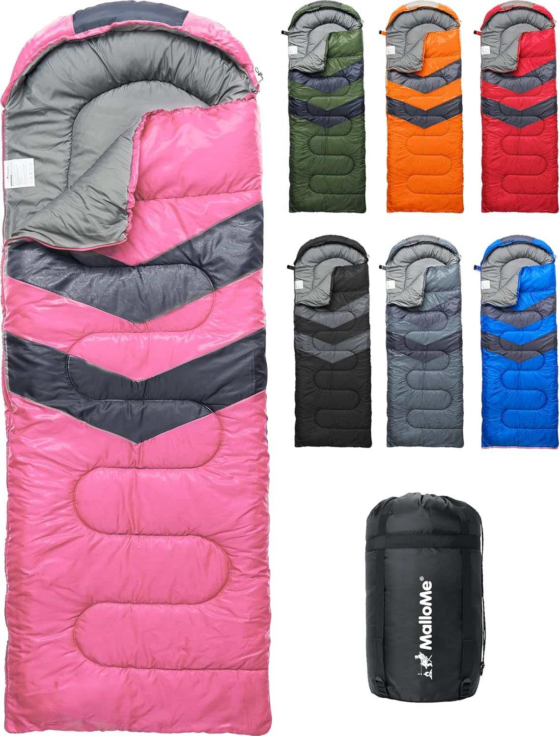 Sacos de Dormir para Adultos y Niños - Clima Frío y Cálido