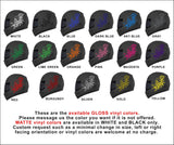 Aampco Decals Cuchilla de Afeitar Vinyl 8 pulgadas