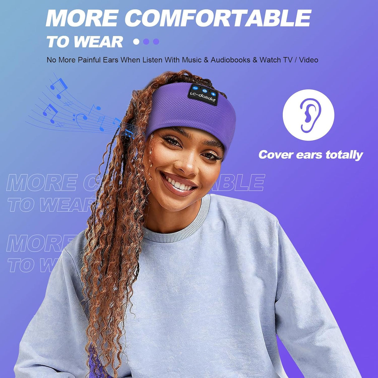 Auriculares Bluetooth LC-dolida para dormir, modelo 5.4