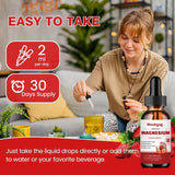 Suplemento Líquido de Magnesio Glycinato 1000mg con Bromelina, D3, B6 y K2