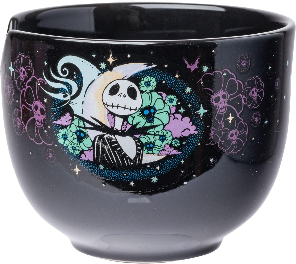 Bol de Cerámica Ramen Jack Skellington, Silver Buffalo, 20 oz.