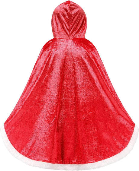 Disfraces con capucha para niña roja talla 3 a 4 años