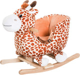 Juguete de caballito de peluche Qaba, giraffe, 18-36 meses