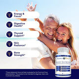 Irish Sea Moss, Research Verified, Prebiotics, 60 Cápsulas