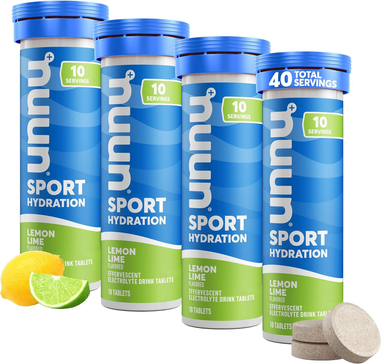 Suplemento Nuun Sport Tabletas de electrolitos  hidratación