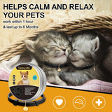 4 collares calmantes para gatos color negro Weewooday