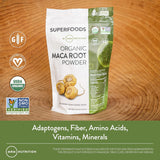 Maca Root Orgánico MRM Nutrition Superfoods Vegan 40 Servings