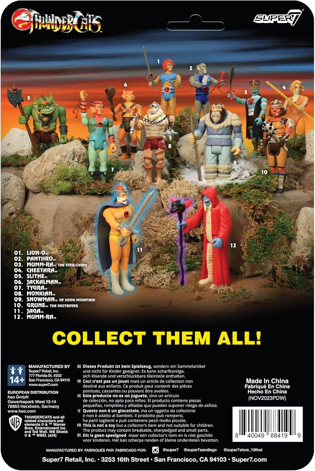 Figura de Acción Mumm-Ra (Mutante Malvado) - 3.75 Retro