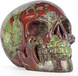 Calavera de Cristal de Sangre de Dragón 3.0 Decoración Halloween