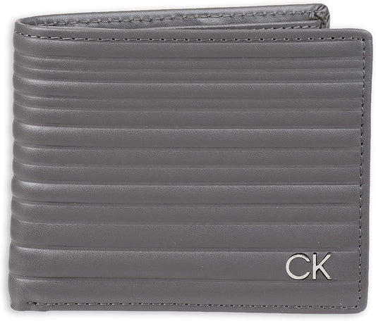 Billetera Minimalista de Cuero RFID Calvin Klein con Tarjetero