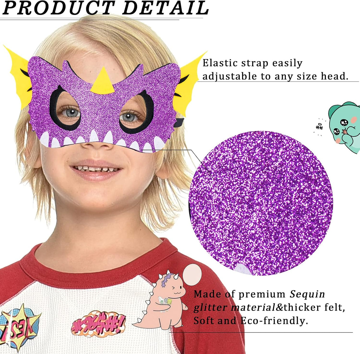 Disfraces de alas de dragón para niños talla única azul
