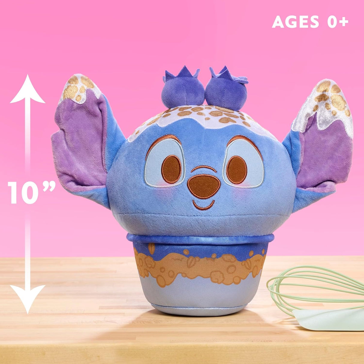 Peluche Squeeze-A-Munch Stitch, Just Play, 10 pulgadas, aroma a postre
