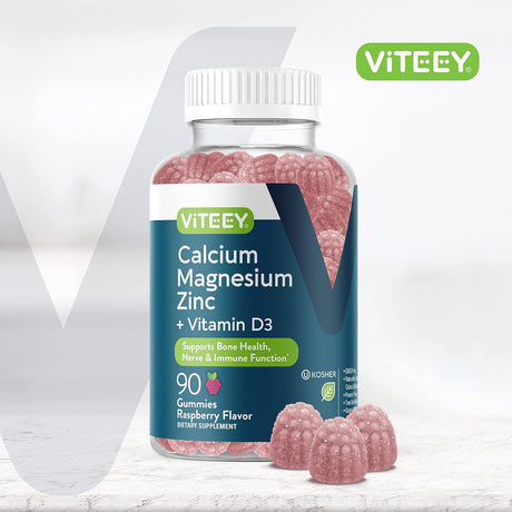 Gomitas de Calcio, Magnesio y Zinc con Vitamina D3