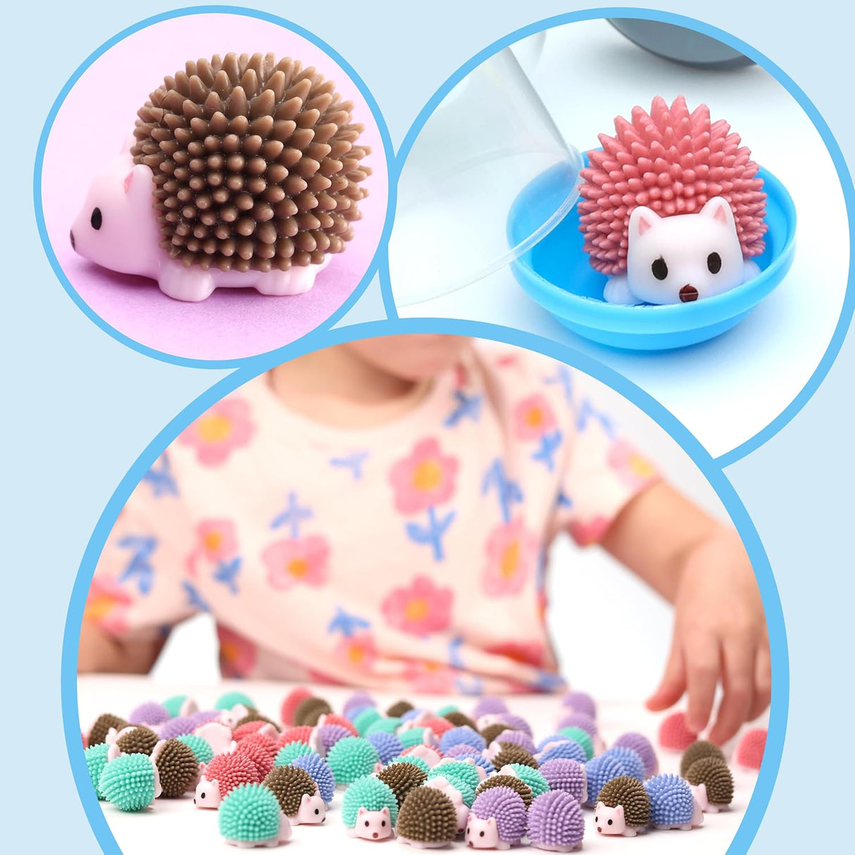 Juguetes Erizo en Cápsulas para Niños - Figuras Pequeñas