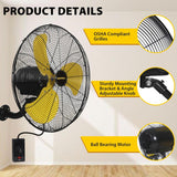 Ventilador Oscilante VENTISOL 18 3 Velocidades, 4200 CFM
