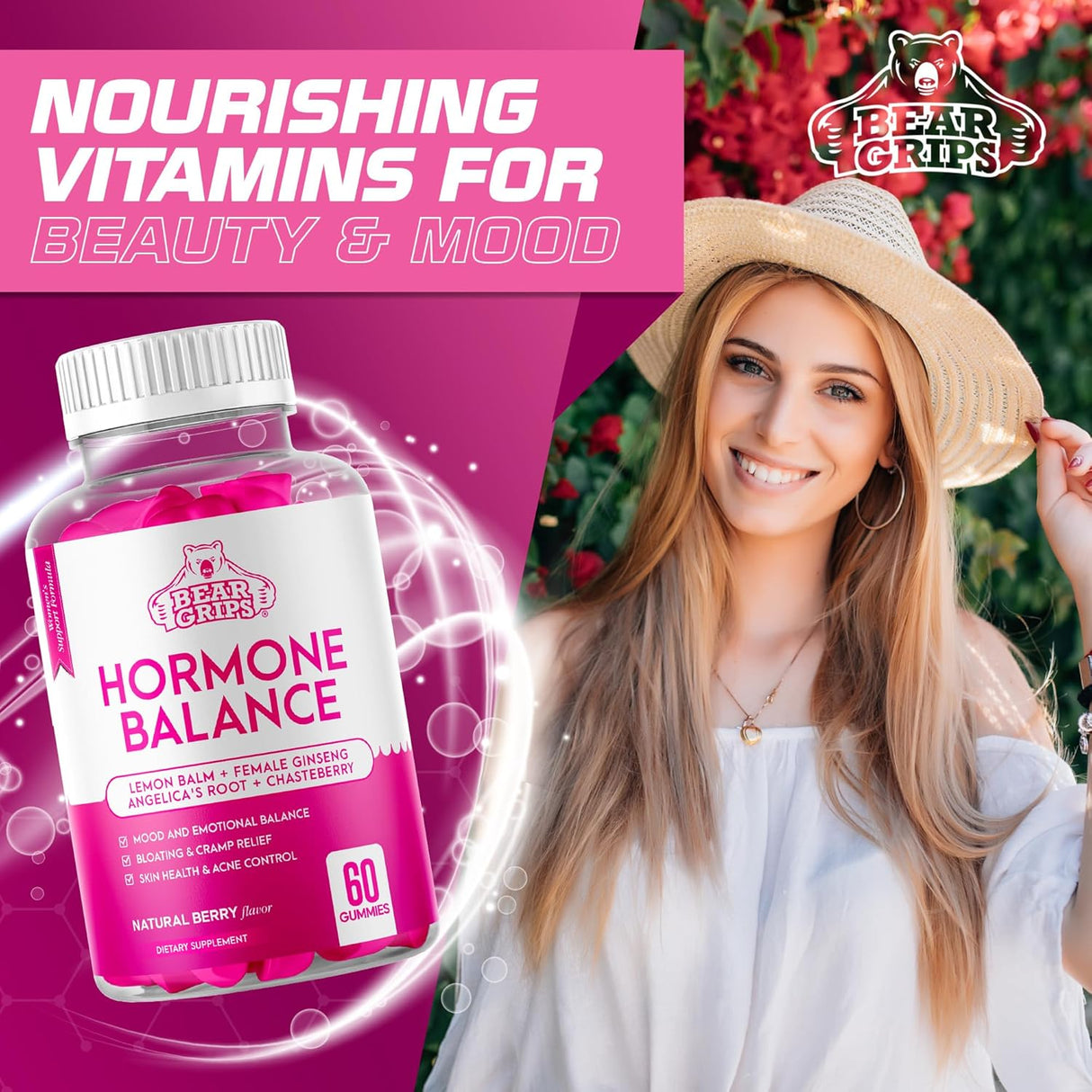 Equilibrio hormonal para mujeres para aliviar dolor
