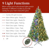 Árbol de Navidad de Pino Escocés de 7.5ft con Luces LED