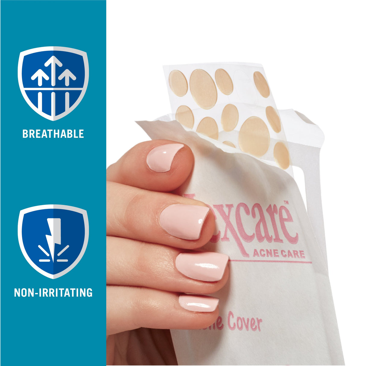 Cubierta para el acné Nexcare