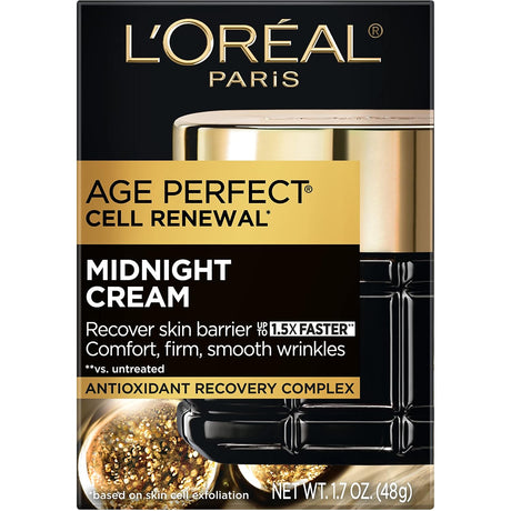 Crema antienvejecimiento de medianoche reduce las arrugas