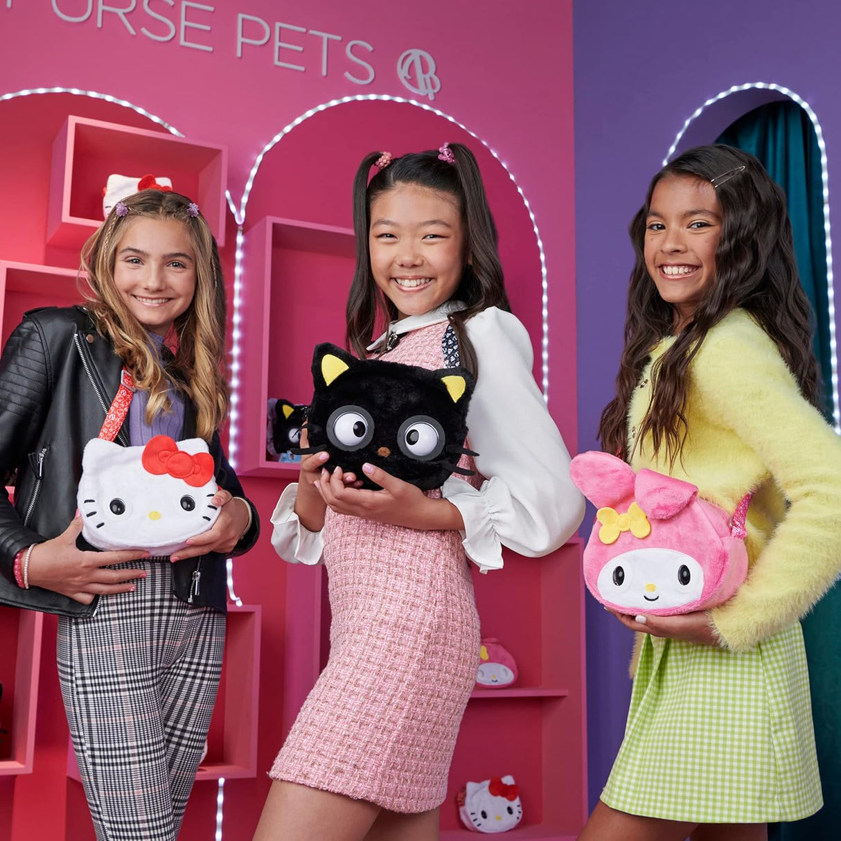 Mascota Interactiva Purse Pets, Sanrio, más de 30 sonidos