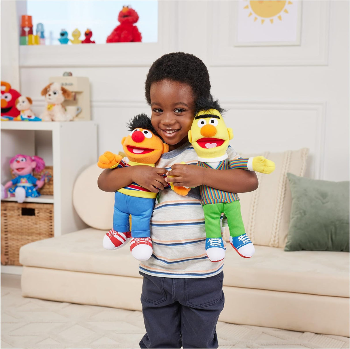 Muñeco de peluche Bert Muppet de GUND, 14” para 1 año en adelante