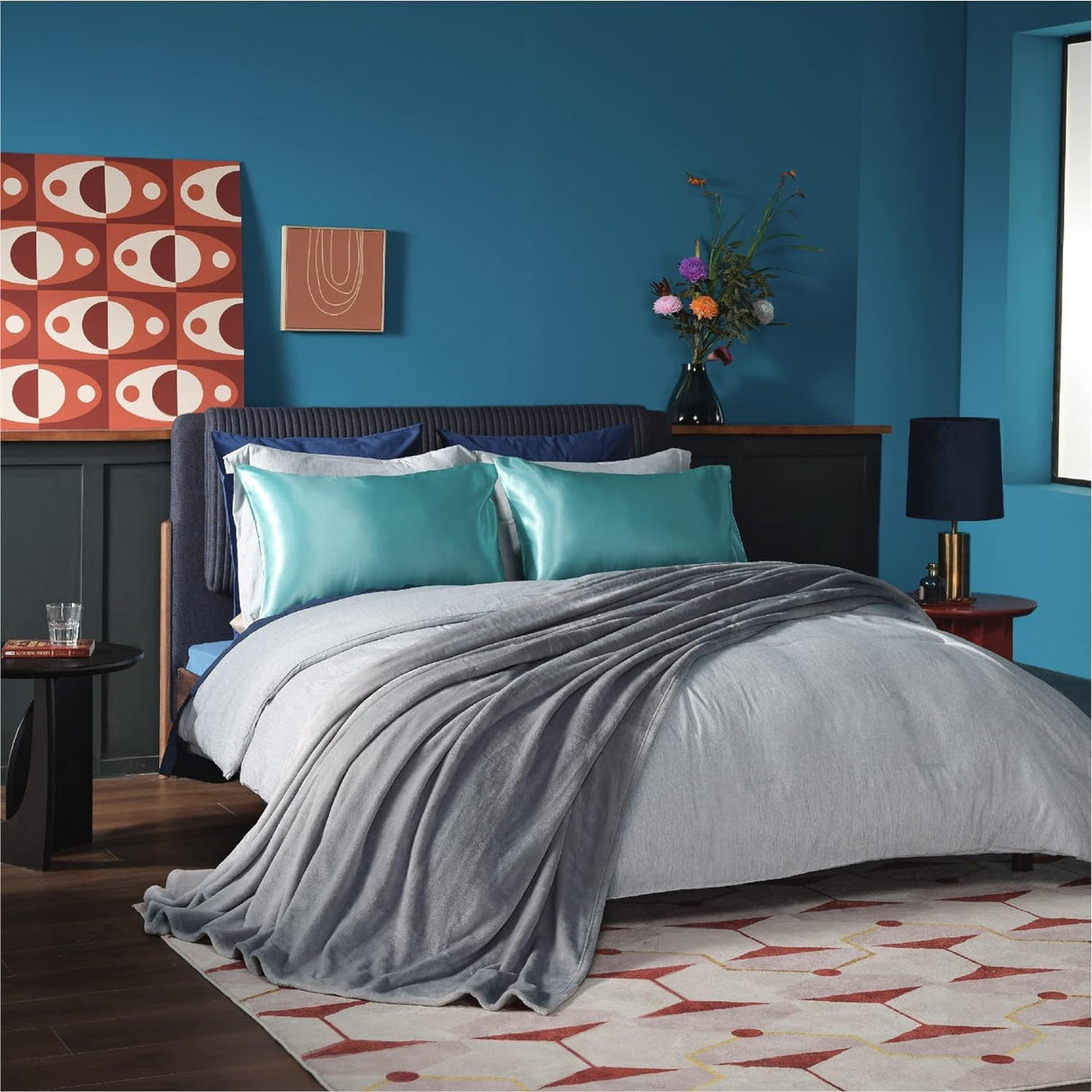 Manta Fleece Cama Queen Bedsure - Suave, Ligera, 90x90 pulgadas