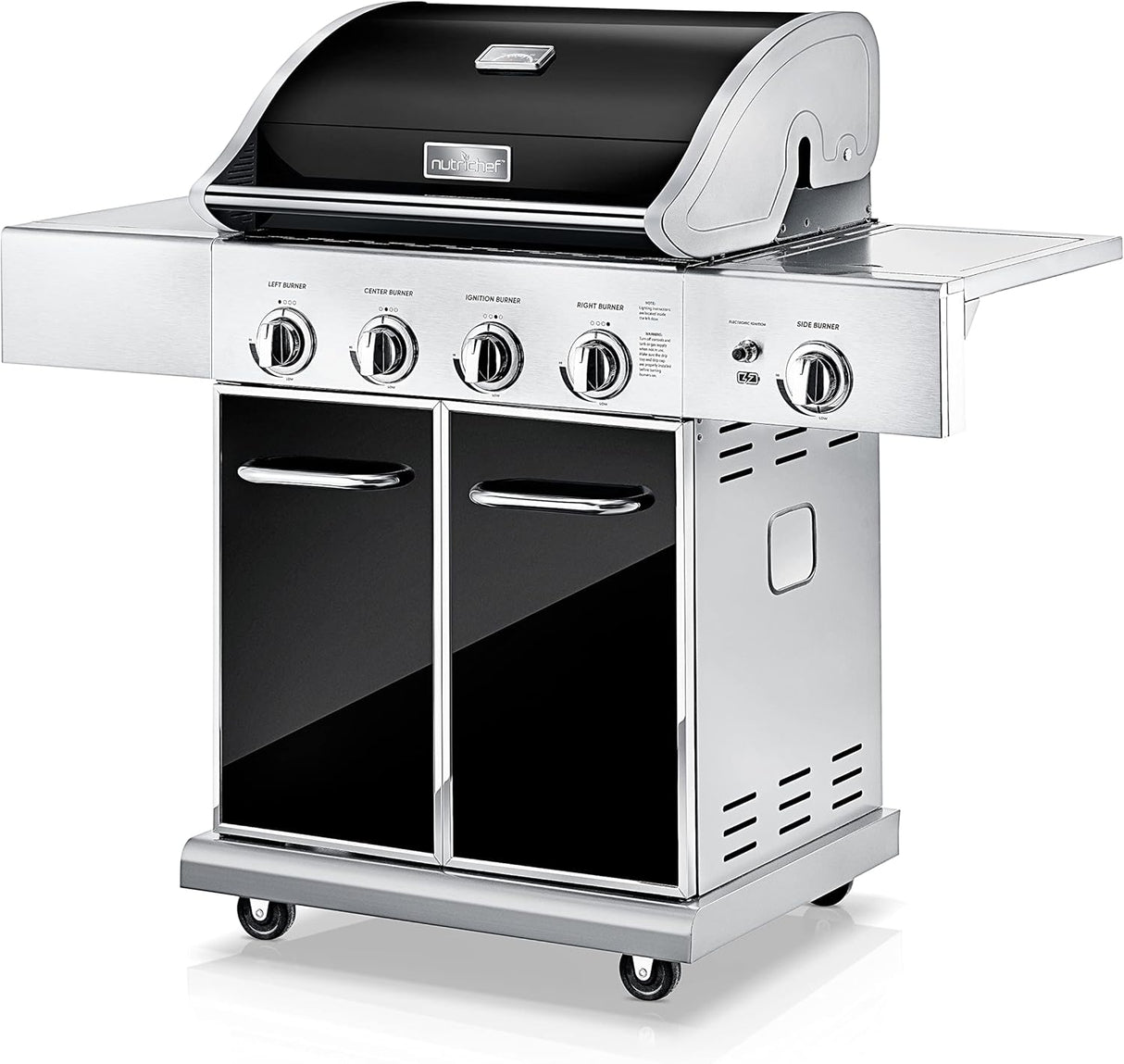 Parrilla de gas de acero inoxidable NUTRICHEF NCGRIL2